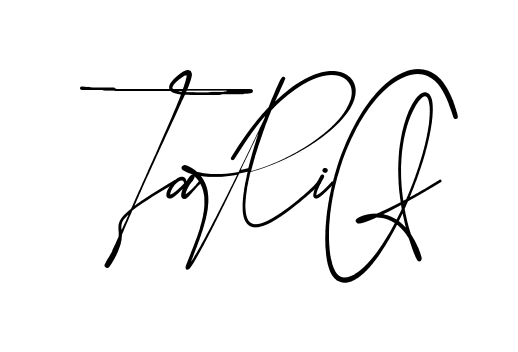 Beautiful Tariq signature style