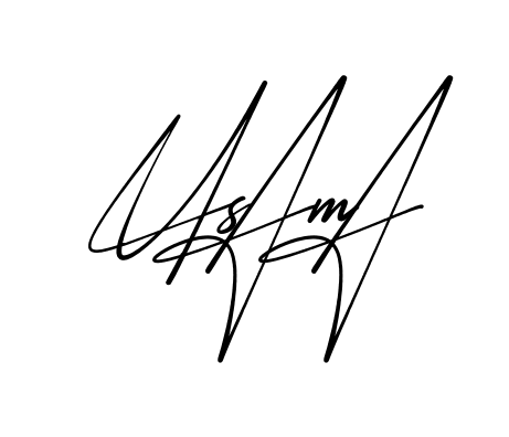 Beautiful Usama signature style