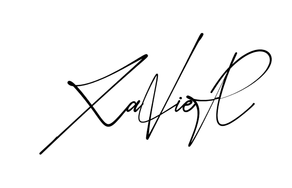 Beautiful Xavier signature style
