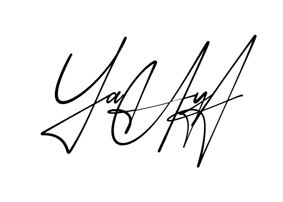 Beautiful Yahya signature style