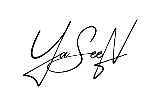 Beautiful Yaseen signature style