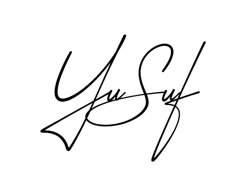 Beautiful Yusuf signature style