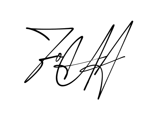 Beautiful Zoha signature style