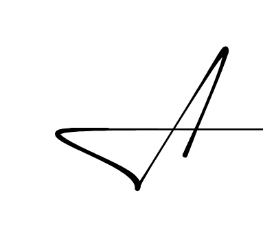 A handwritten-looking signature idea