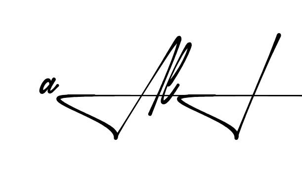 A Ali handwritten-looking signature idea