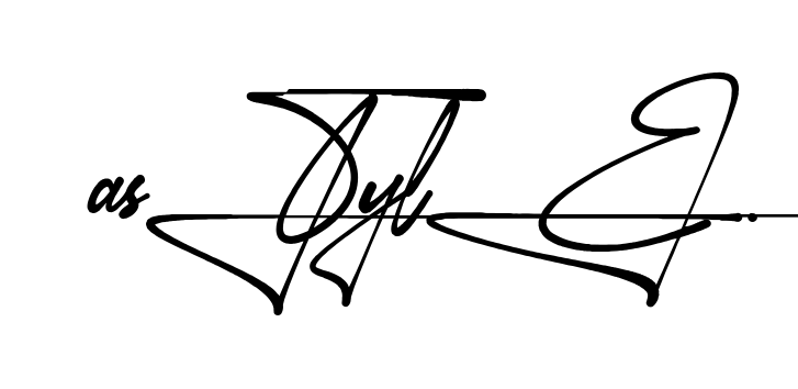 A Style handwritten-looking signature idea