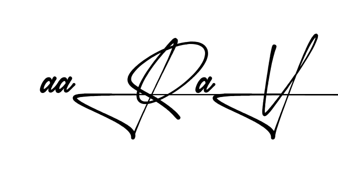 Unique Aarav signature design