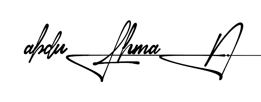 Unique Abdul Rehman signature design