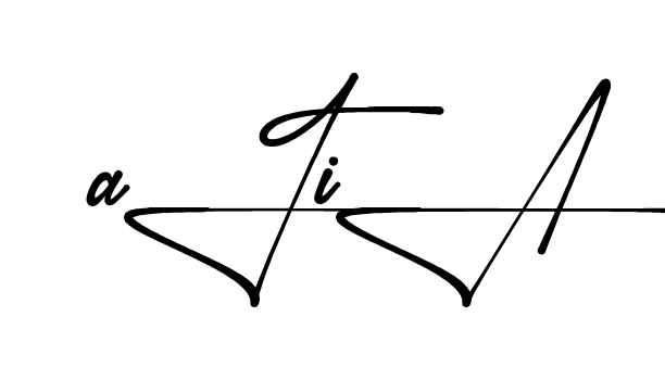 Unique Afia signature design