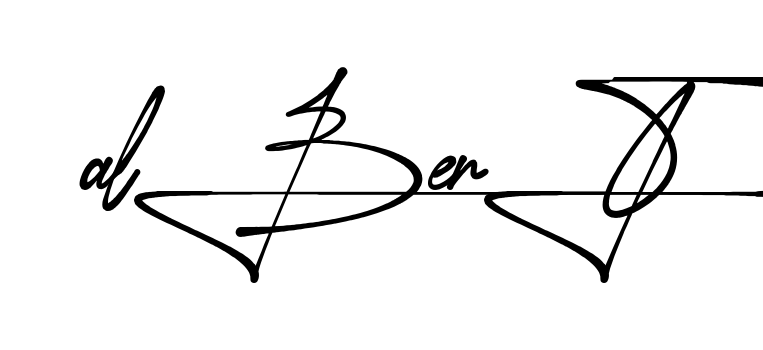 Unique Albert signature design