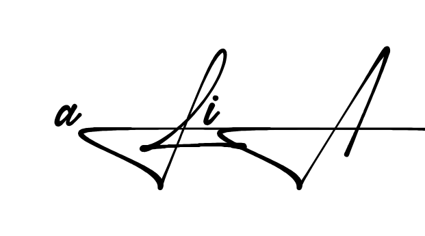 Unique Alia signature design