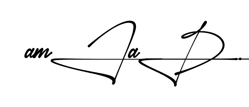 Unique Amjad signature design