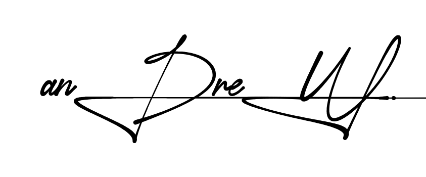 Unique Andrew signature design