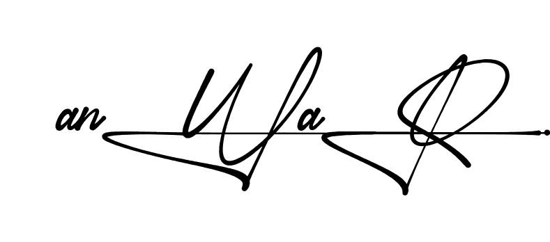Unique Anwar signature design