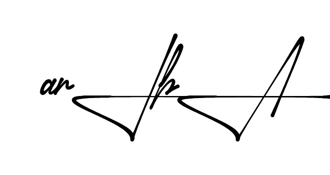 Unique Ariba signature design