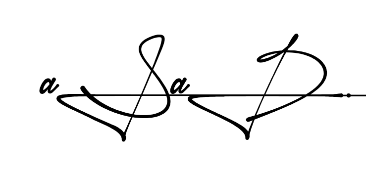 Unique Asad signature design