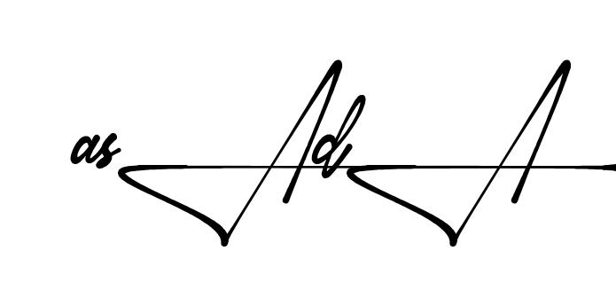Asad A handwritten-looking signature idea