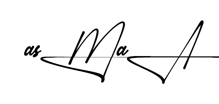 Unique Asmaa signature design