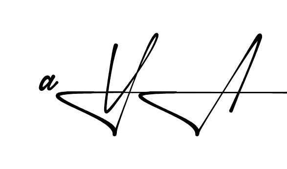 Unique Ava signature design