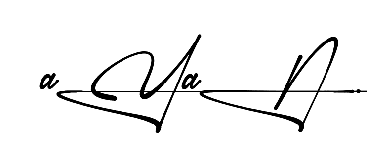 Unique Ayan signature design