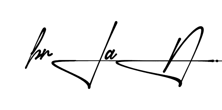 Unique Brian signature design