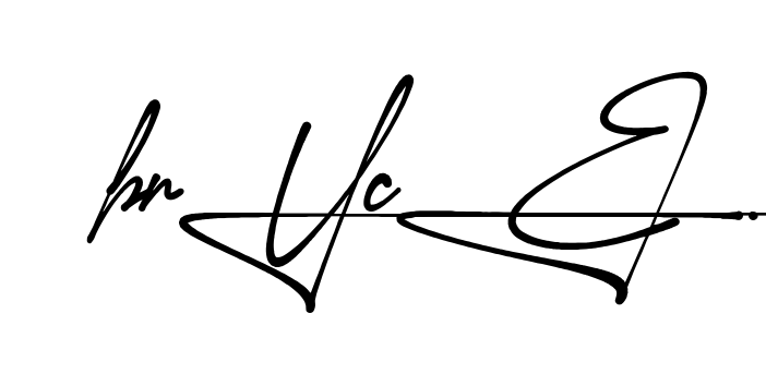 Unique Bruce signature design