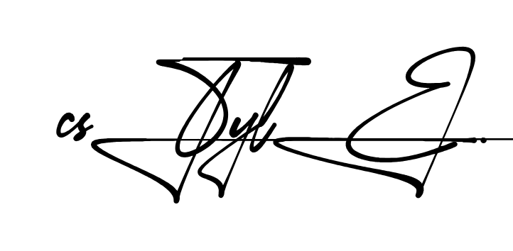 C Style handwritten-looking signature idea