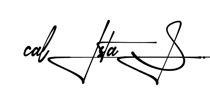 Calista S handwritten-looking signature idea