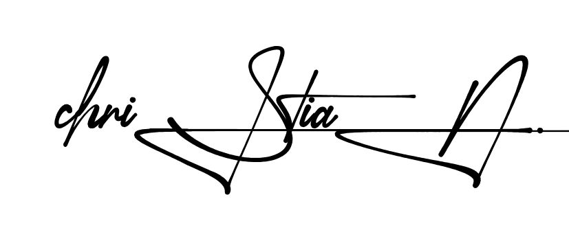 Unique Christian signature design