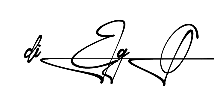 Unique Diego signature design