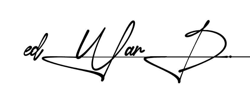 Unique Edward signature design