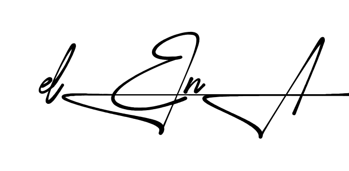 Unique Elena signature design