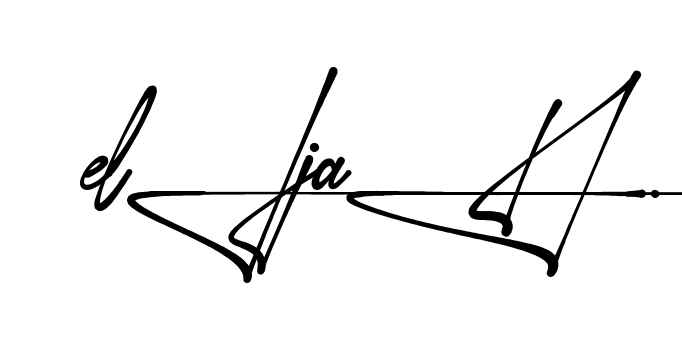 Unique Elijah signature design