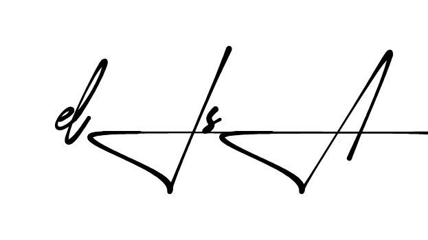 Unique Elisa signature design