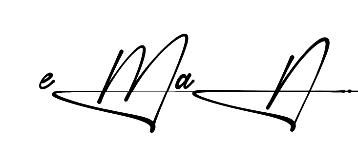 Unique Eman signature design