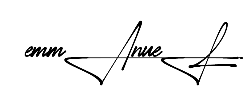 Unique Emmanuel signature design