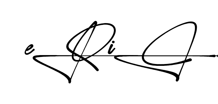 Unique Eric signature design