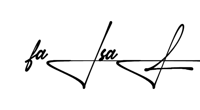 Unique Faisal signature design