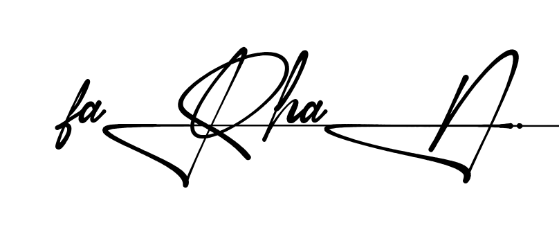 Unique Farhan signature design