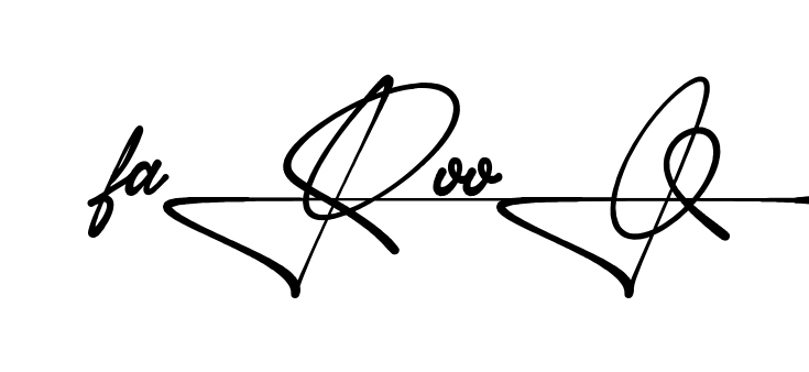 Unique Farooq signature design