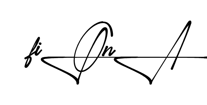 Fiona handwritten-looking signature idea