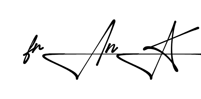 Unique Frank signature design