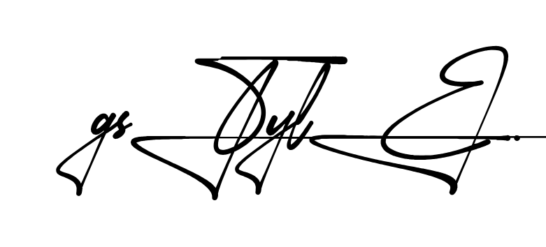 G Style handwritten-looking signature idea