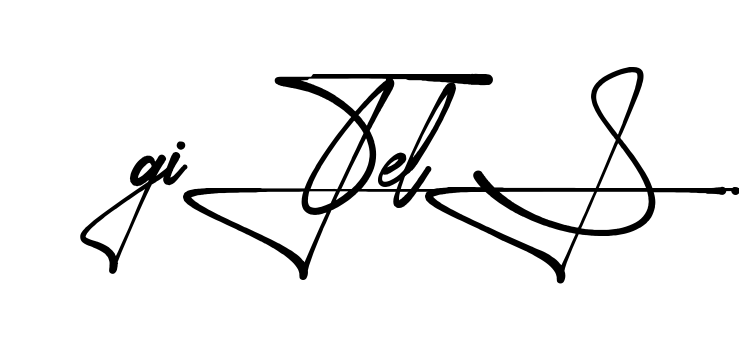 Gitel S handwritten-looking signature idea