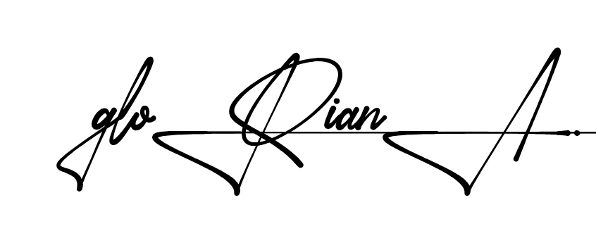 Gloriana handwritten-looking signature idea