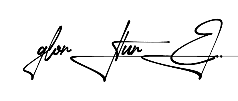 Gloriana Signature handwritten-looking signature idea