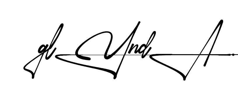 Glynda handwritten-looking signature idea