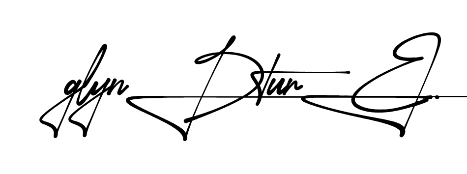 Glynda Signature handwritten-looking signature idea