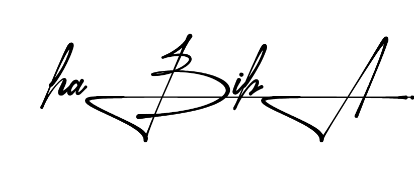 Unique Habiba signature design