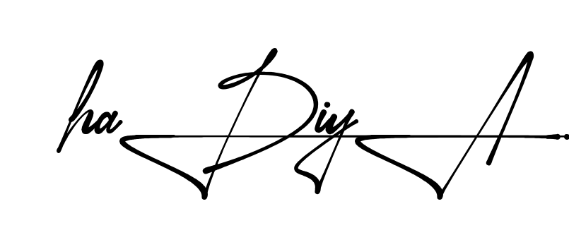 Unique Hadiya signature design